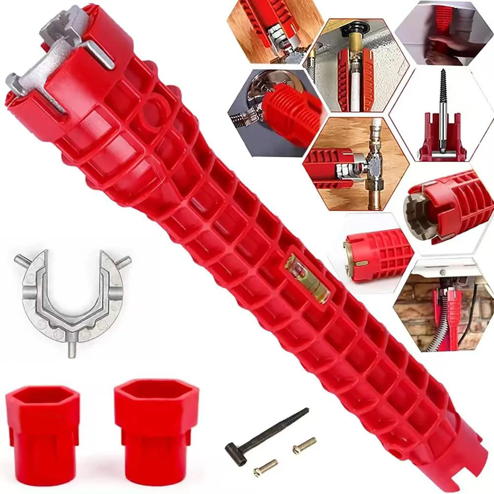 14-in-1 Multifunctional Bendable Pipe Wrench hover